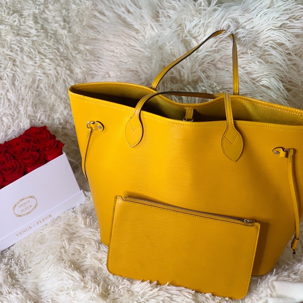 Louis Vuitton Never Full MM Mustard
